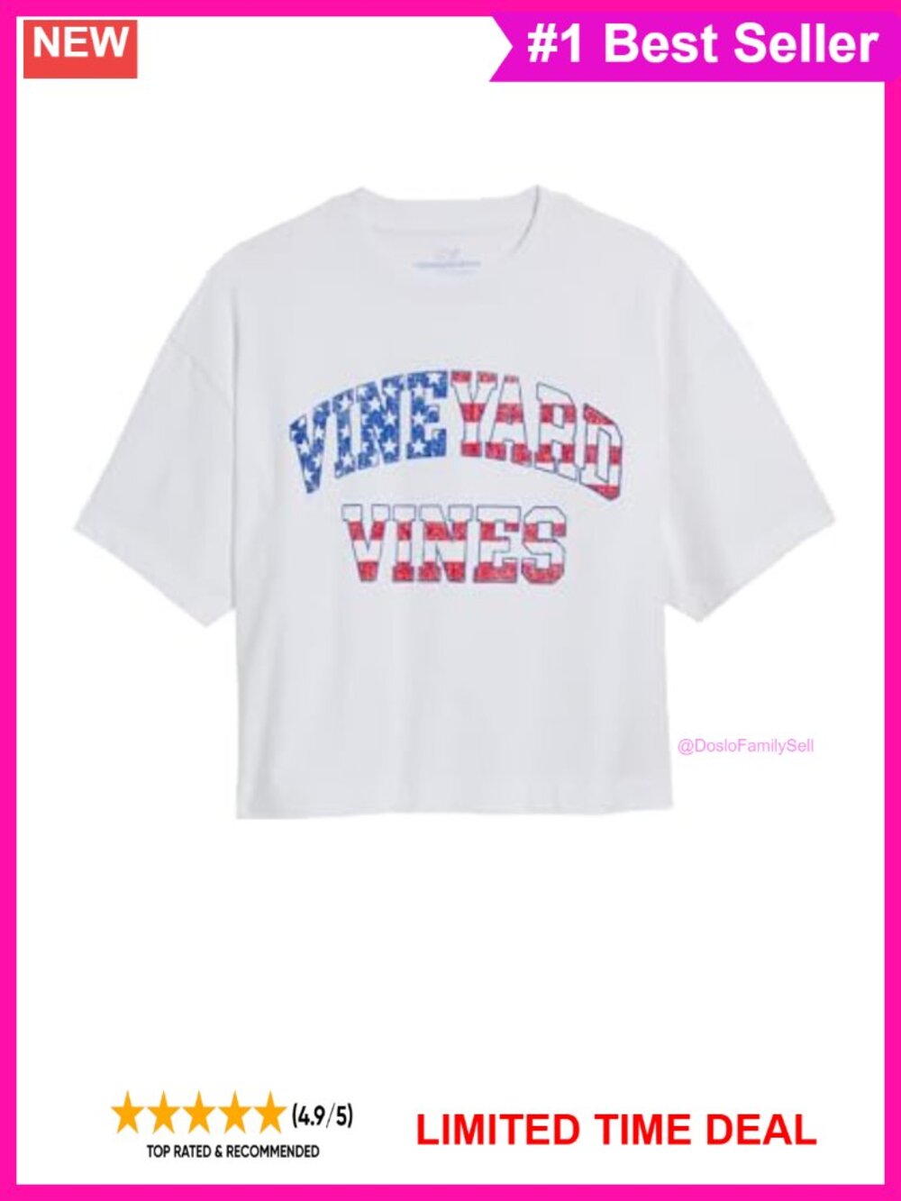 Garment-Dyed Cropped Cotton Tee Boxy Fit Crew Neck Cuff Sleeve